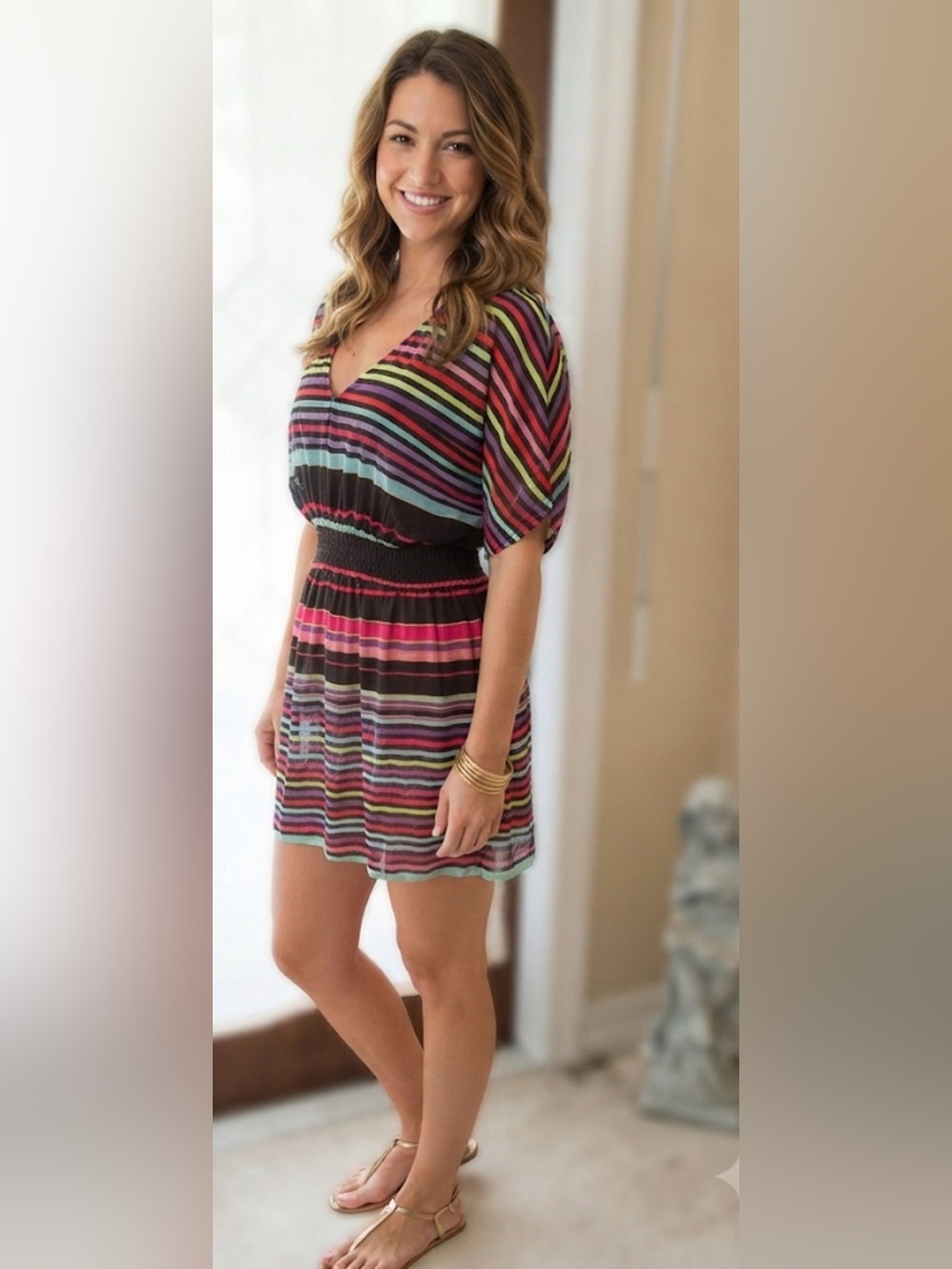 XHILARATION multi color XL Coverup